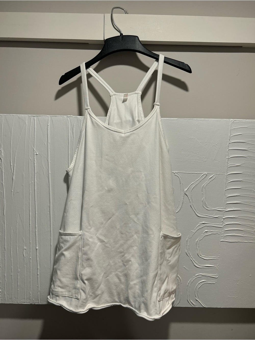 Free People Keep Away From Fire White Racerback XS Romper